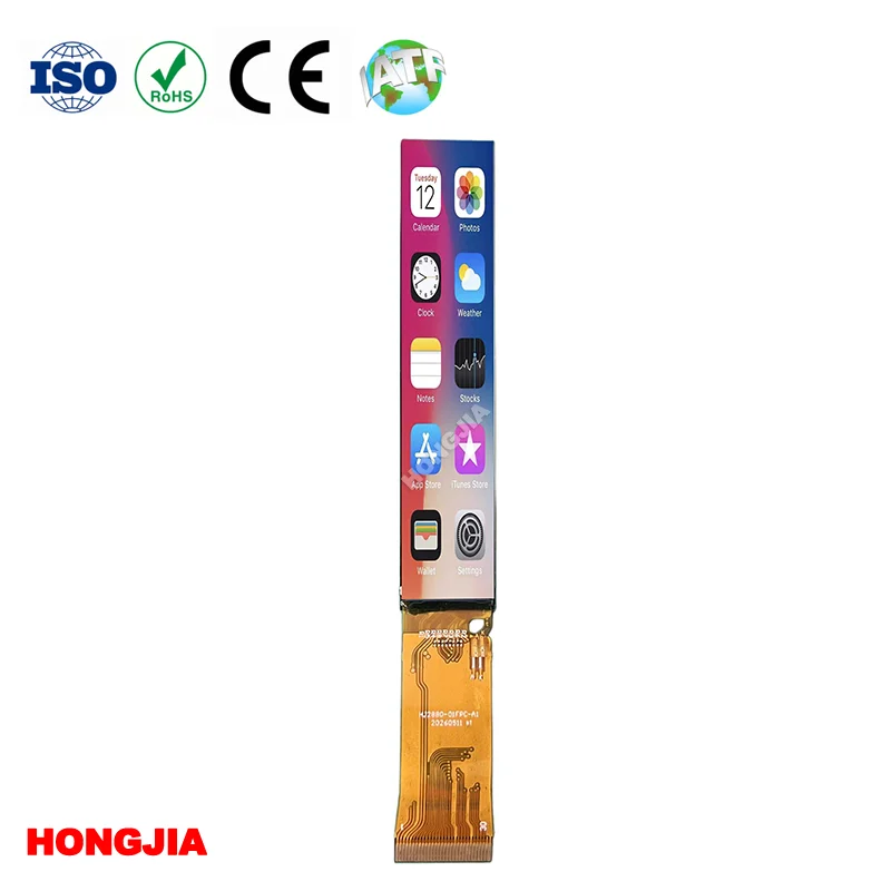 2.88 inch 120*640 IPS long strip Screen incell with touch