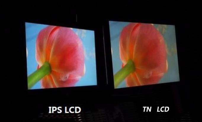How to distinguish TN LCD screens from IPS LCD screens