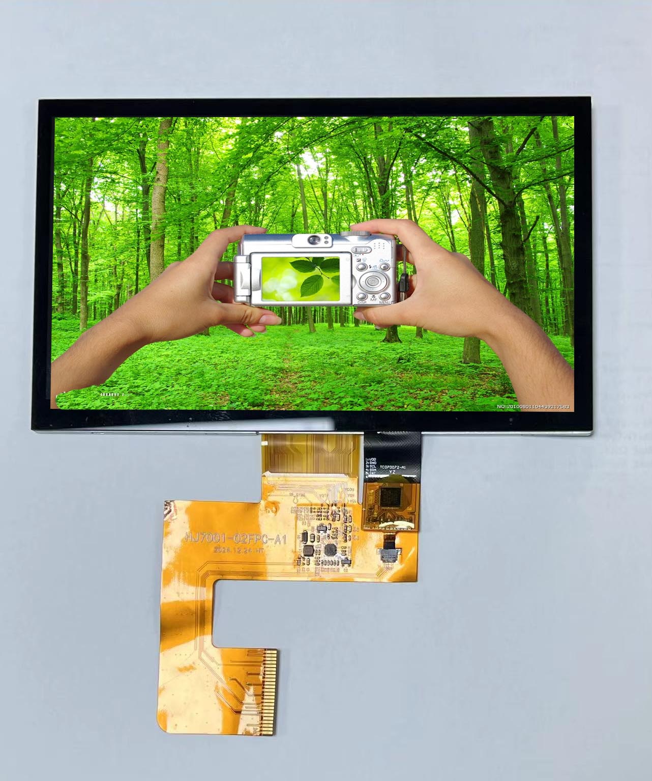 7.0 inch Touch LCD 1024*600 resolution MIPI interface 2 channels