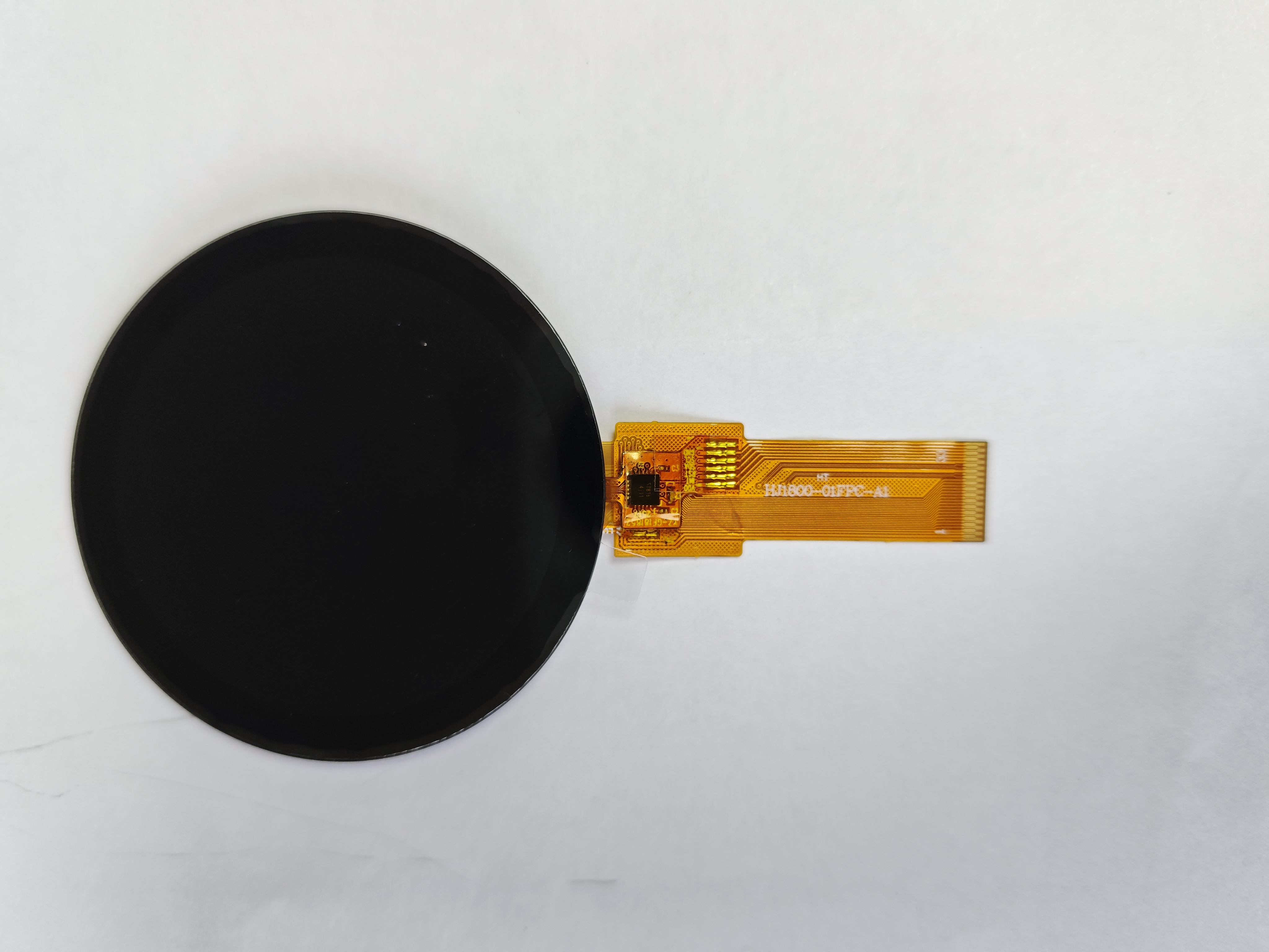 1.8-inch round screen with 360*360 resolution and support for SPI/MCU/QSPI/MIPI interfaces