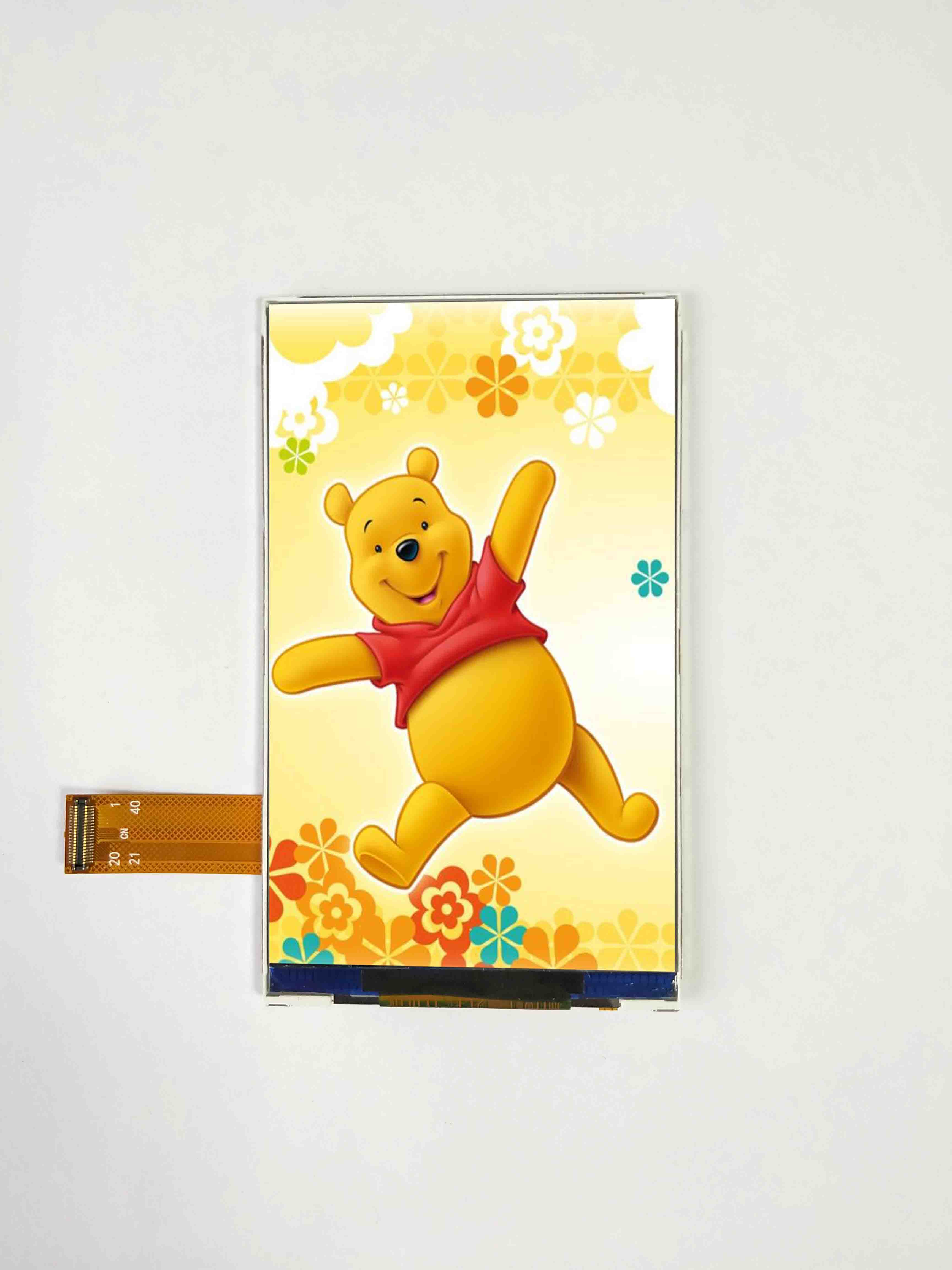 3.97-inch INCELL LCD with 480*800 resolution and SPI/MCU interface support
