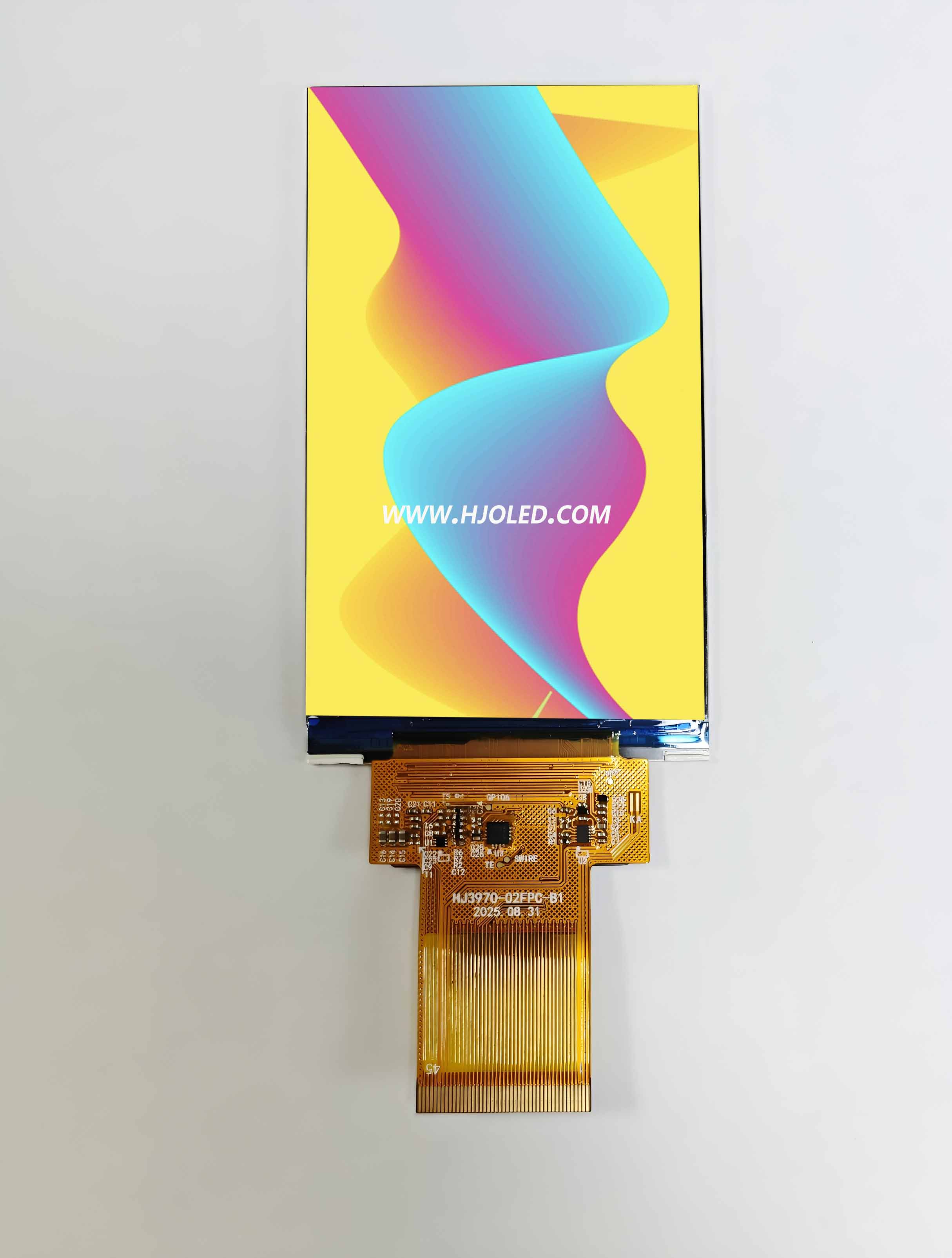 3.97-inch Incell LCD, 480*800, 8/16-bit MCU/RGB with Touch