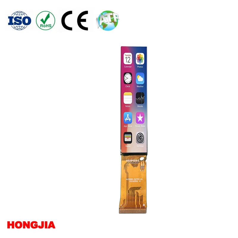 2.88-inch Bar-Type LCD (120x640) with Touch, SPI/MCU Interface, and Microcontroller Support