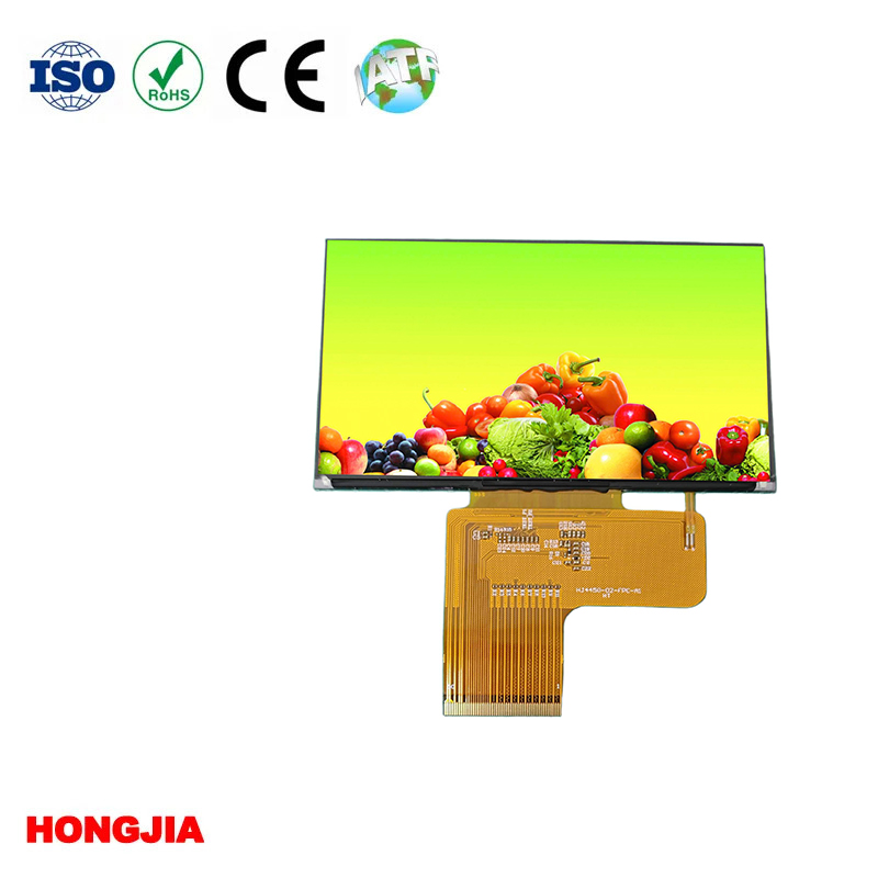 4.45-inch TFT LCD horizontal screen with 1920*1080 resolution, LVDS interface, and a high refresh rate of 120Hz